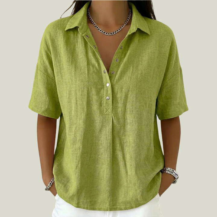 Nina - Blouse à col souple