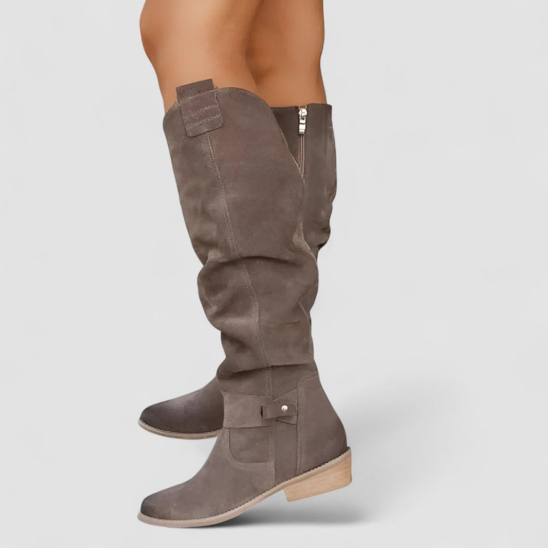 Mirellora - Bottes western à chaussant confortable