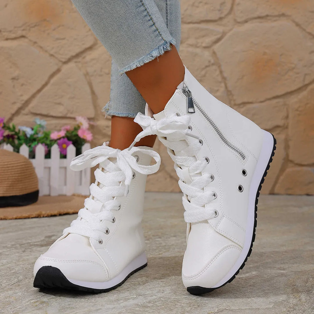 Deloriane - Bottines lacées décontractées