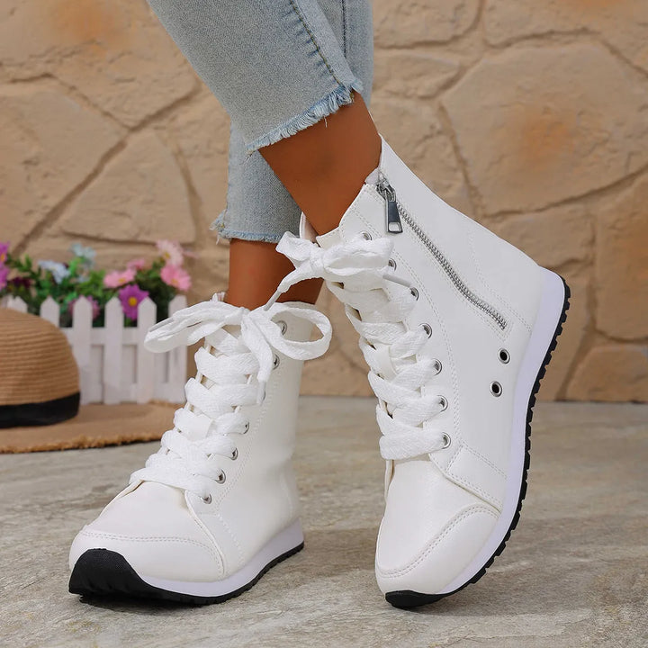 Deloriane - Bottines lacées décontractées