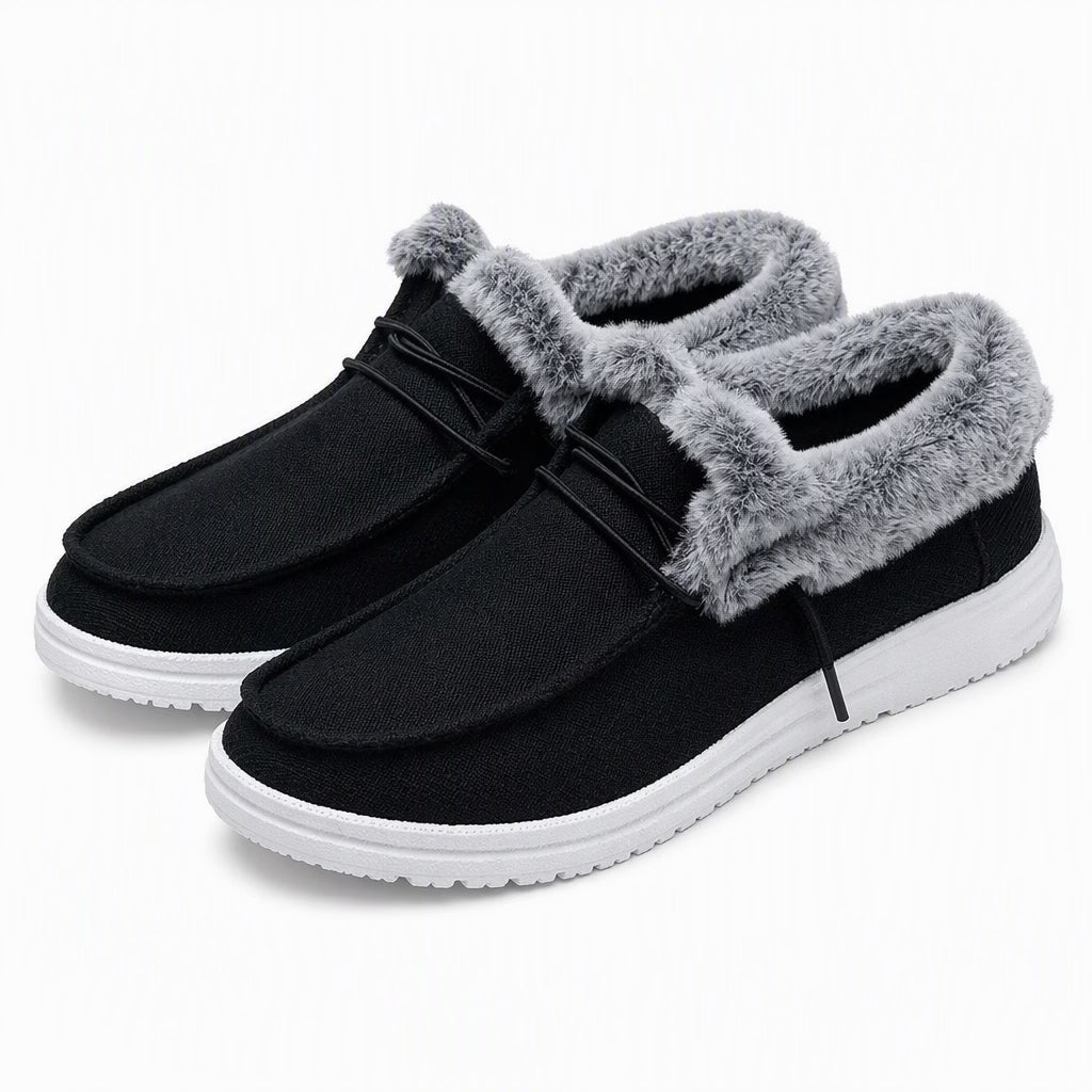 Aviva - Chaussures à enfiler doublées en peluche