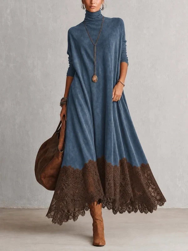 Lavina - Robe trapèze maxi au toucher doux