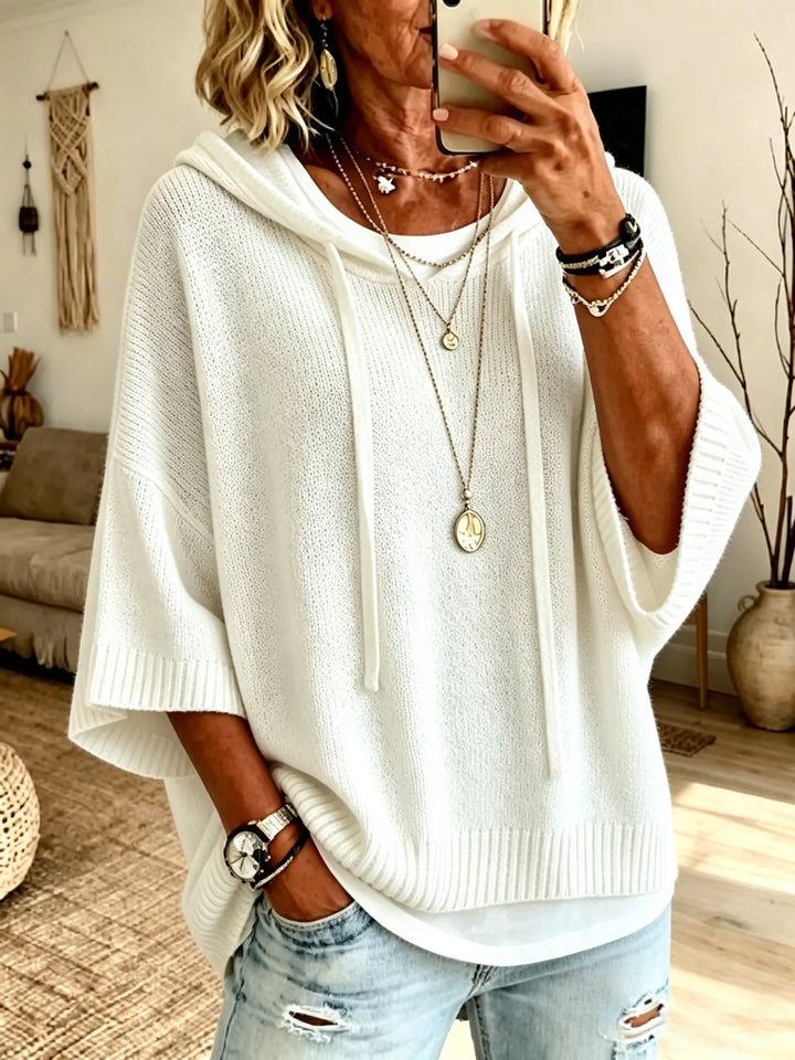 Celandria - Sweat à capuche oversize au toucher doux