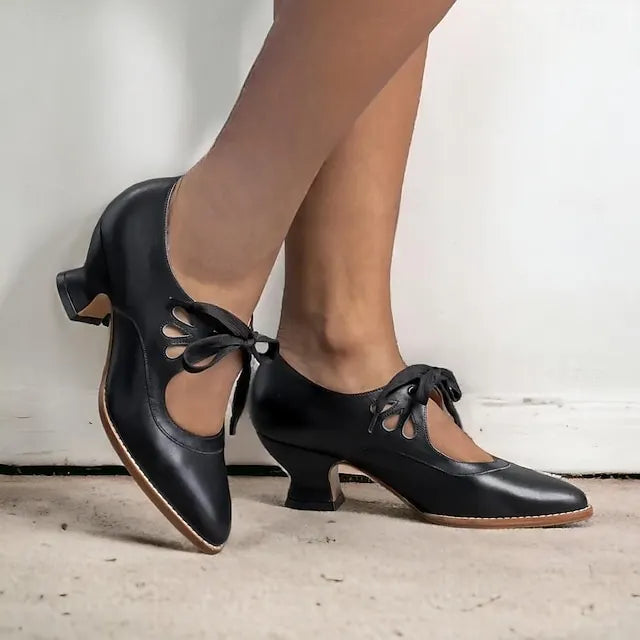 Veralyn - Escarpins à lacets vintage