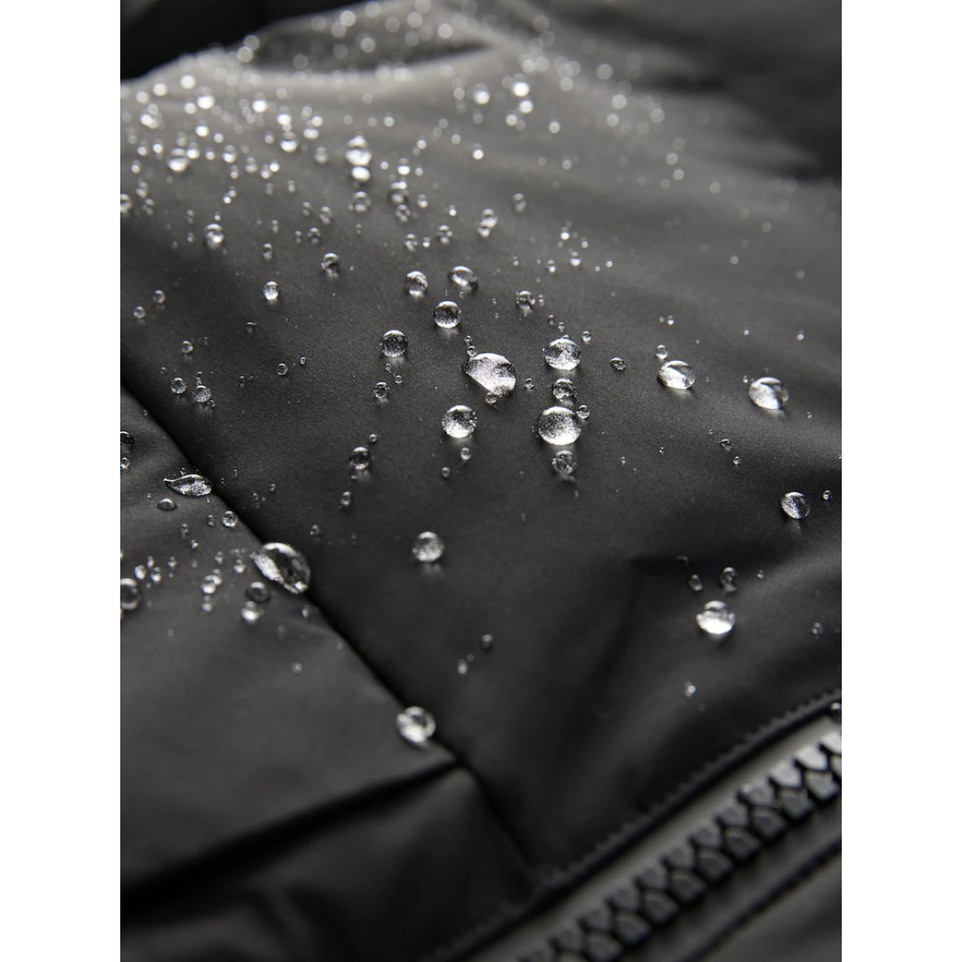 Leni - Manteau matelassé à capuche, doublé et chaud