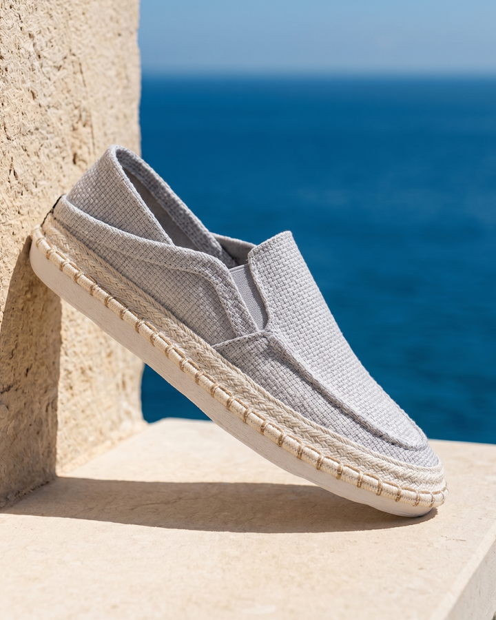 Falkner - Espadrilles à enfiler texturées