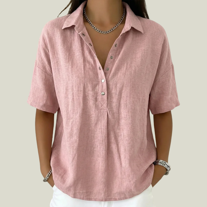 Nina - Blouse à col souple