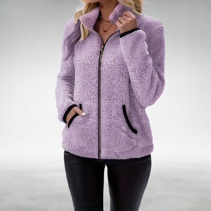 Zafrielle - Veste zippée au toucher doux