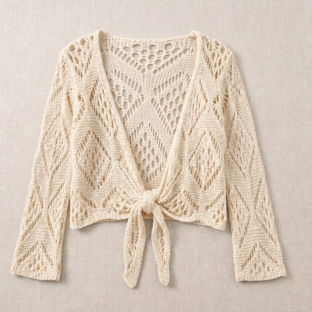 Aravelle - Cardigan en dentelle