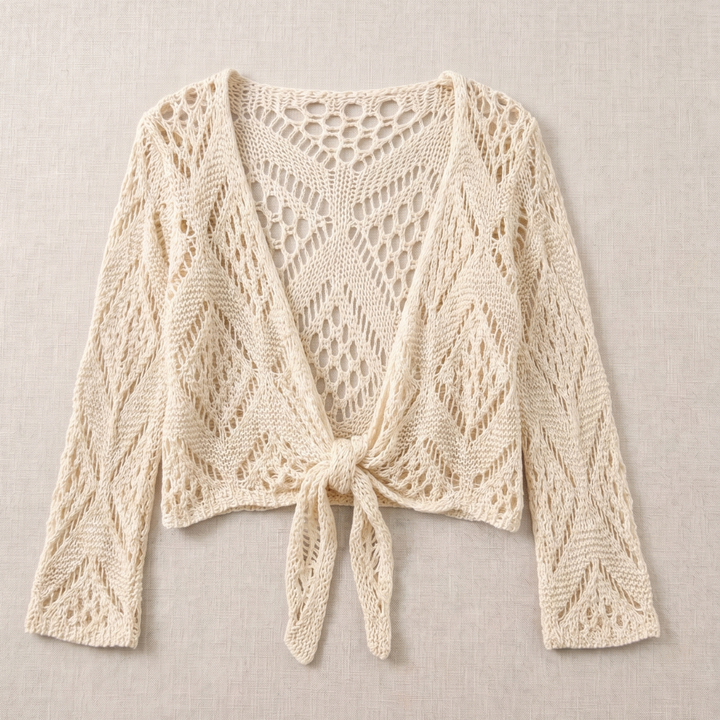Aravelle - Cardigan en dentelle