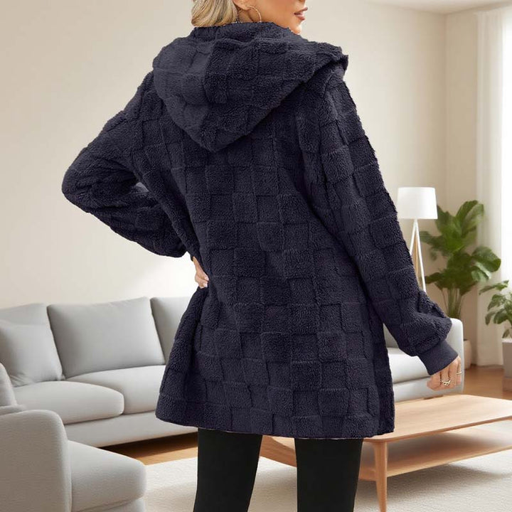 Zinnabelle - Cardigan à capuche effet peluche
