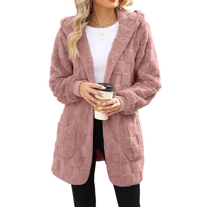 Zinnabelle - Cardigan à capuche effet peluche