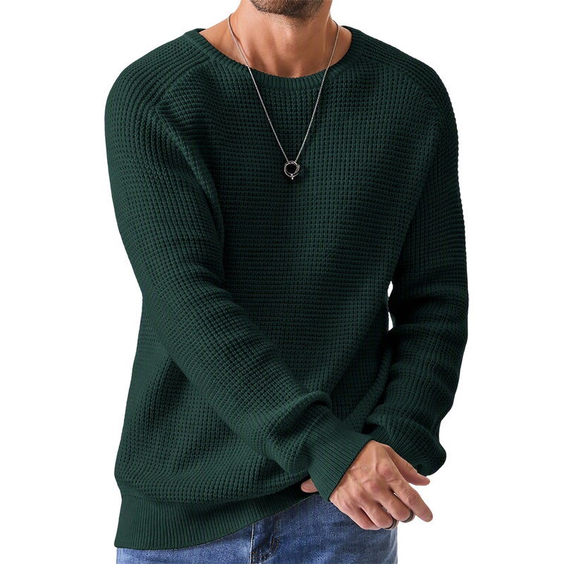 Isric - Pull col rond en maille texturée