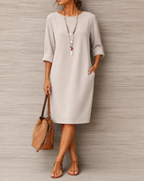 Gilda - Robe midi douce au toucher