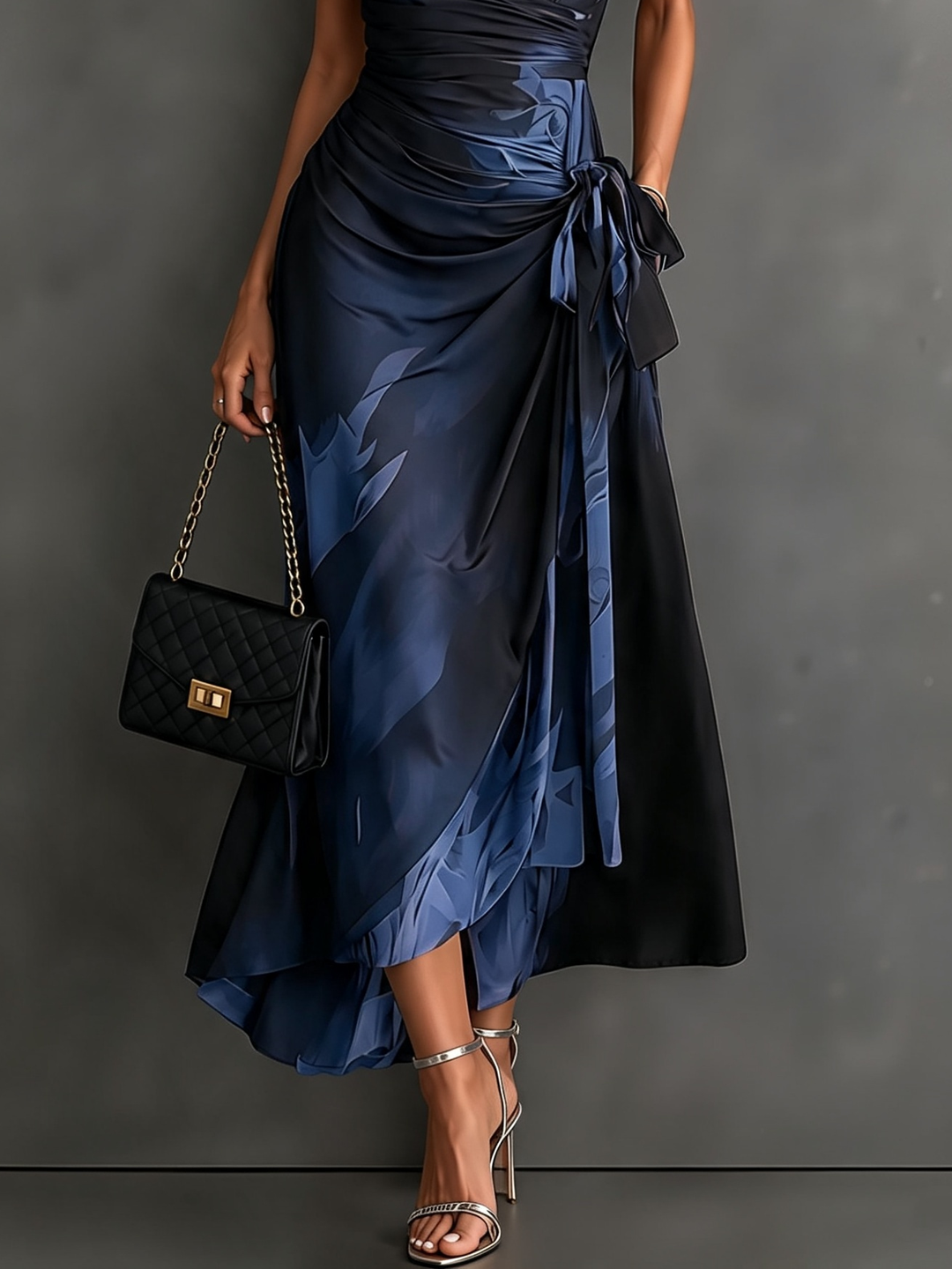 Kaia - Robe-chemise portefeuille au toucher doux