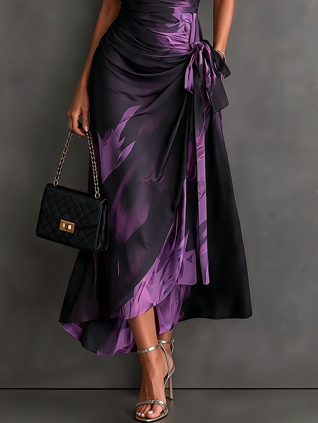 Kaia - Robe-chemise portefeuille au toucher doux