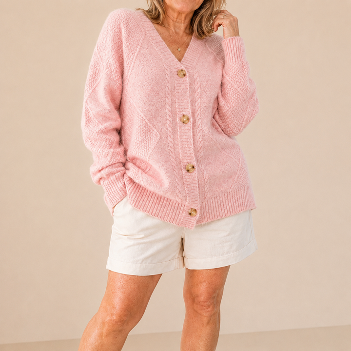 Halcyon - Cardigan en maille boutonné au toucher doux