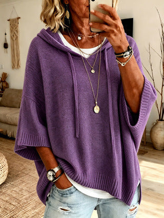 Celandria - Sweat à capuche oversize au toucher doux
