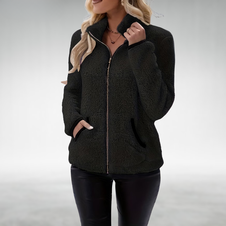 Zafrielle - Veste zippée au toucher doux