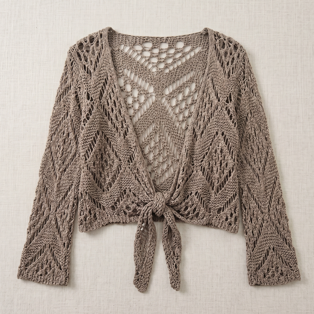 Aravelle - Cardigan en dentelle