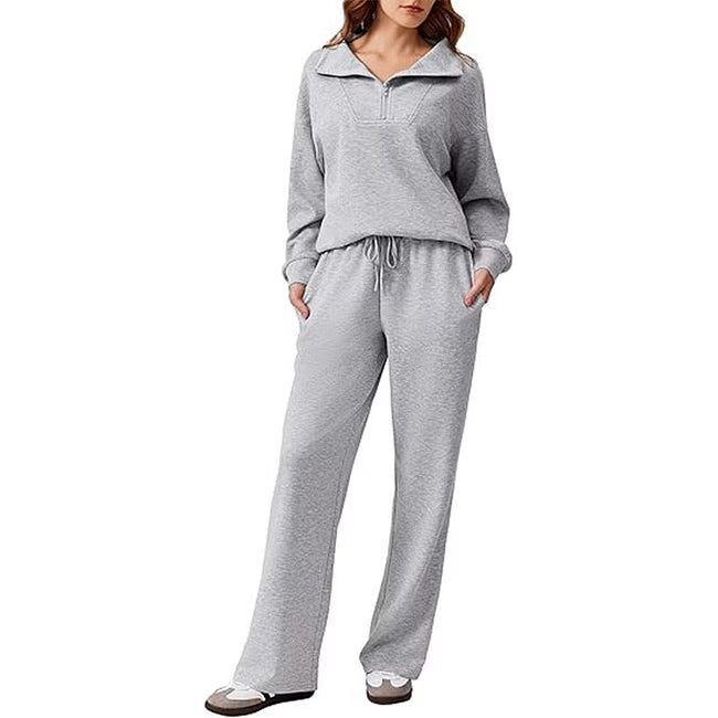 Maud - Ensemble décontracté à demi-zip