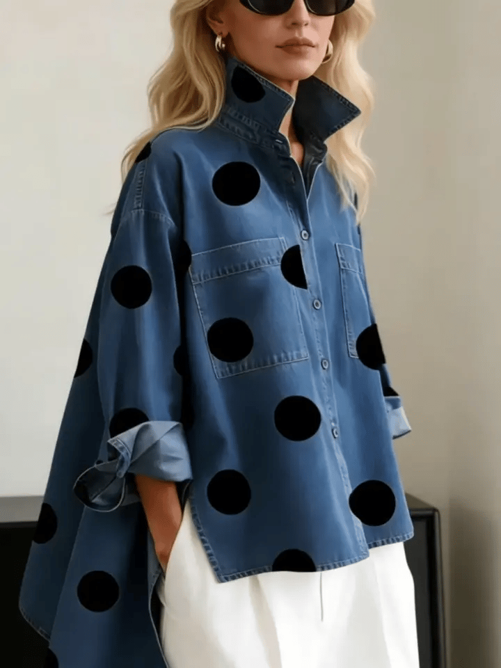 Kelsey - Blouse brodée au toucher doux