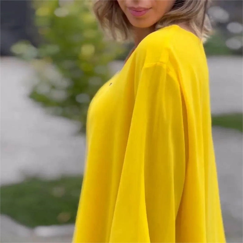 Brinavelle - Blouse tunique en mousseline fluide