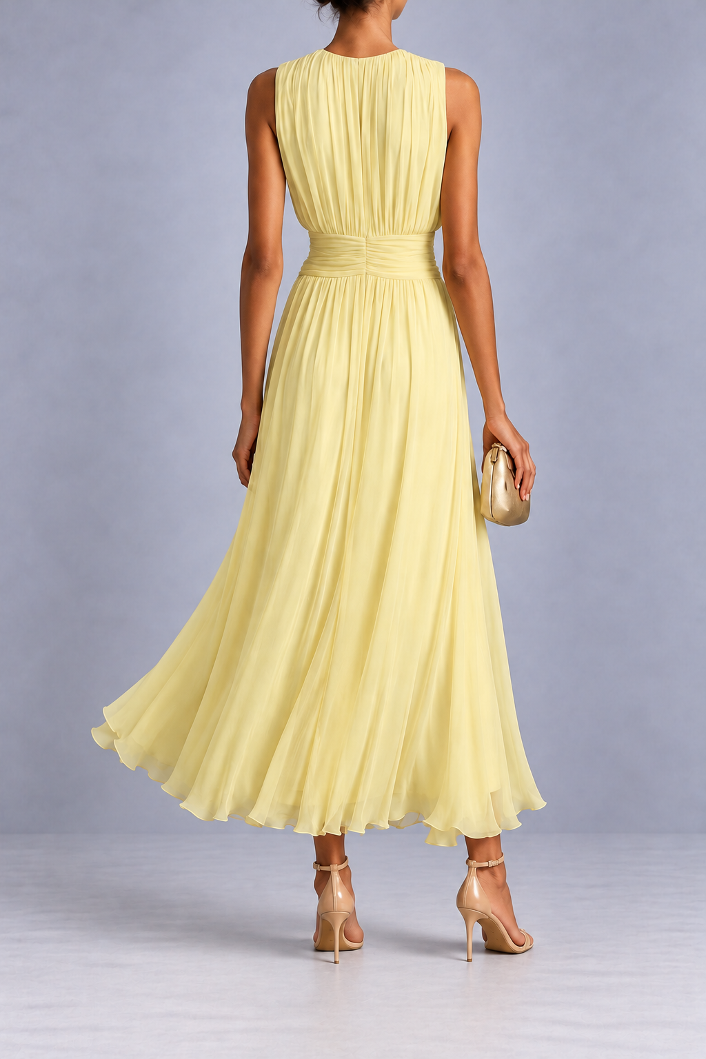 Tesni - Robe longue aérienne