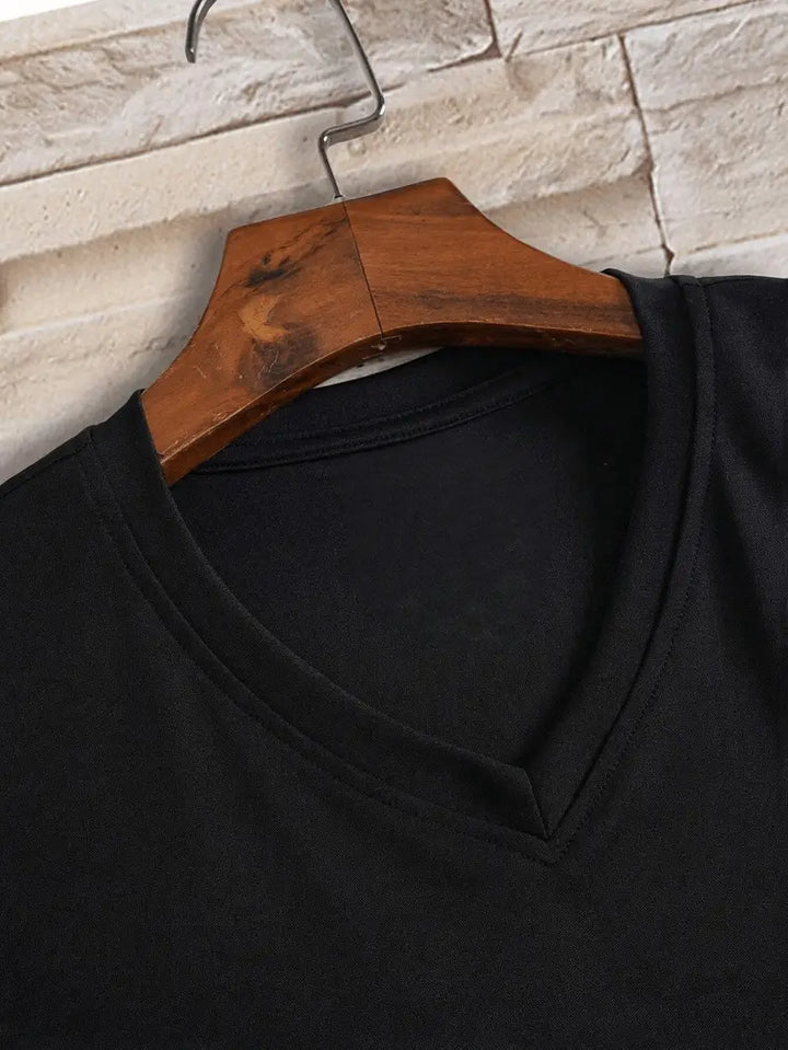 Trevor - T-shirt col V doux au toucher
