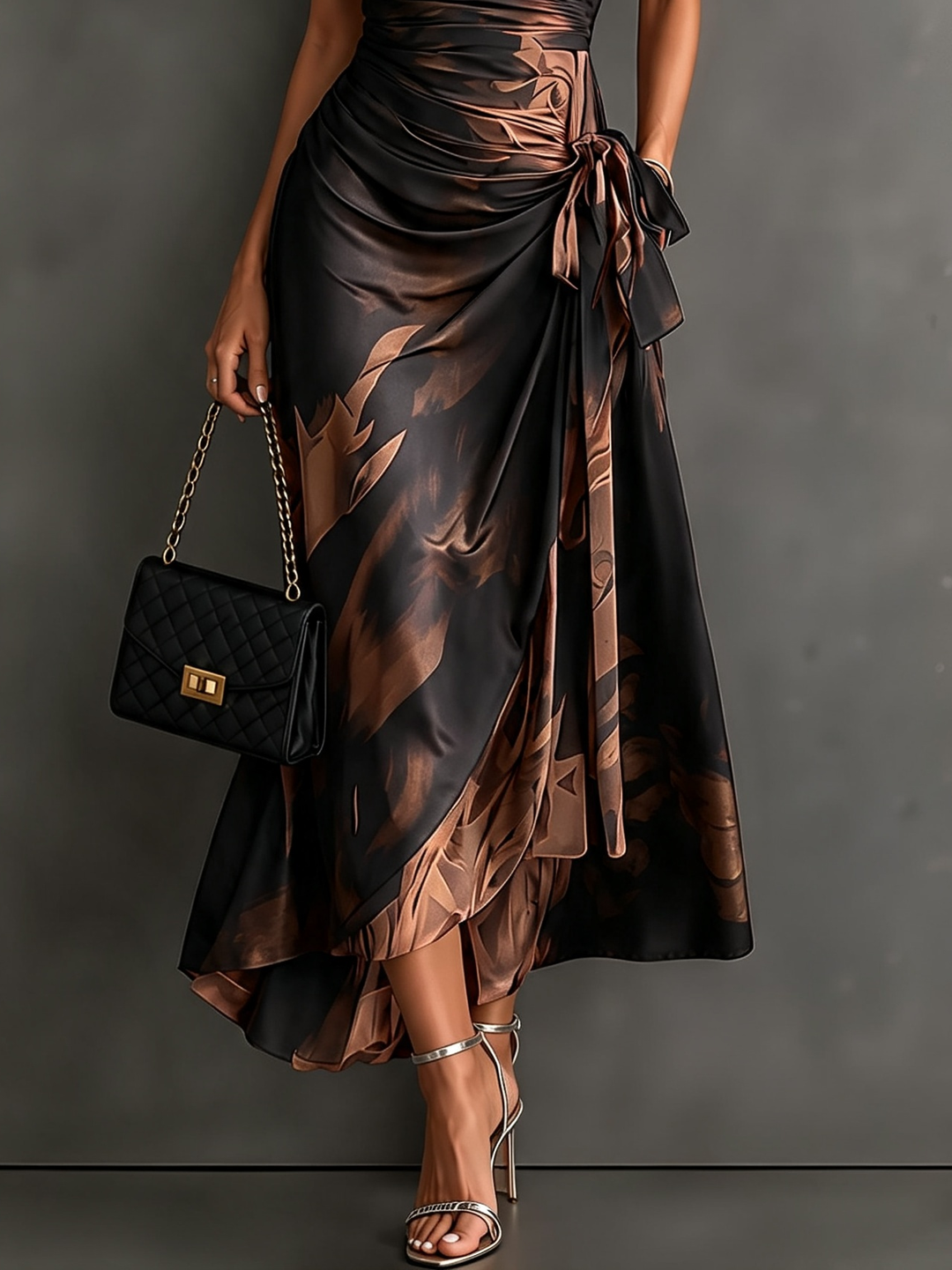 Kaia - Robe-chemise portefeuille au toucher doux