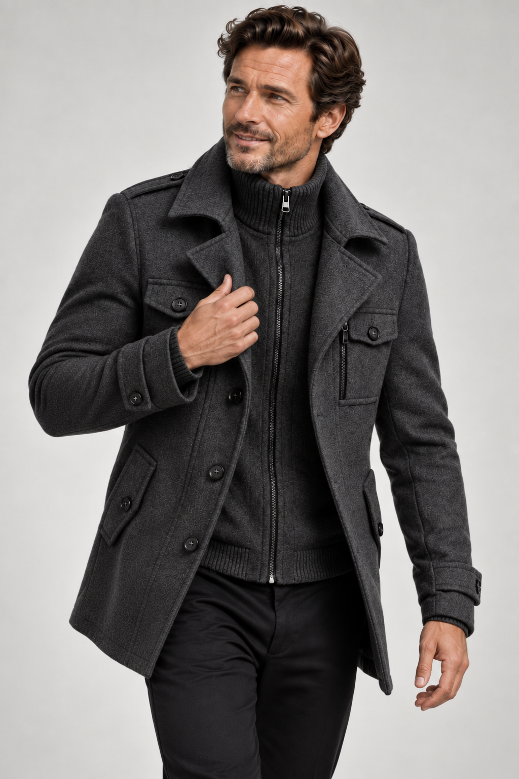Ivan - Manteau long croisé