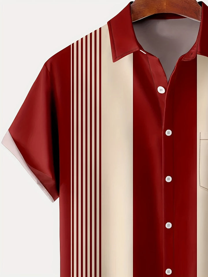 Morpeth - Chemise à rayures vintage boutonnée