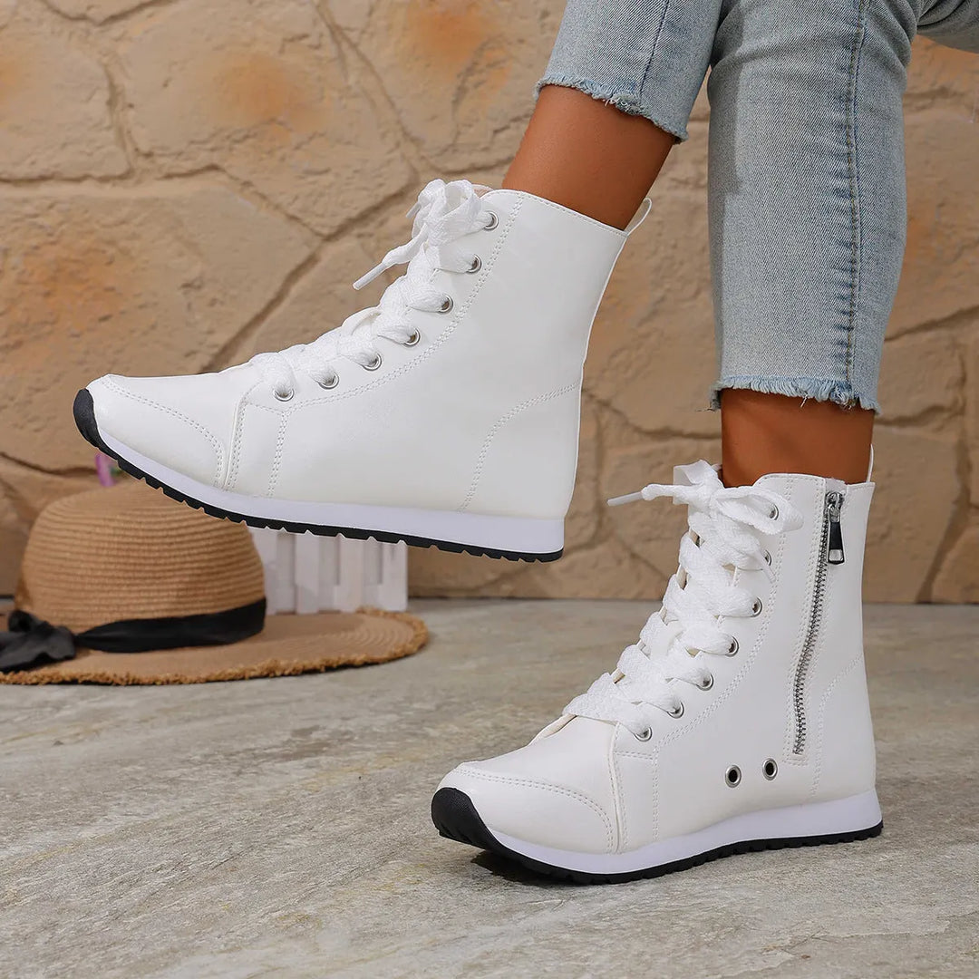 Deloriane - Bottines lacées décontractées