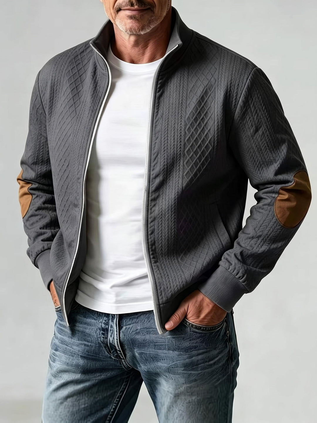 Flyn - Blouson teddy texturé