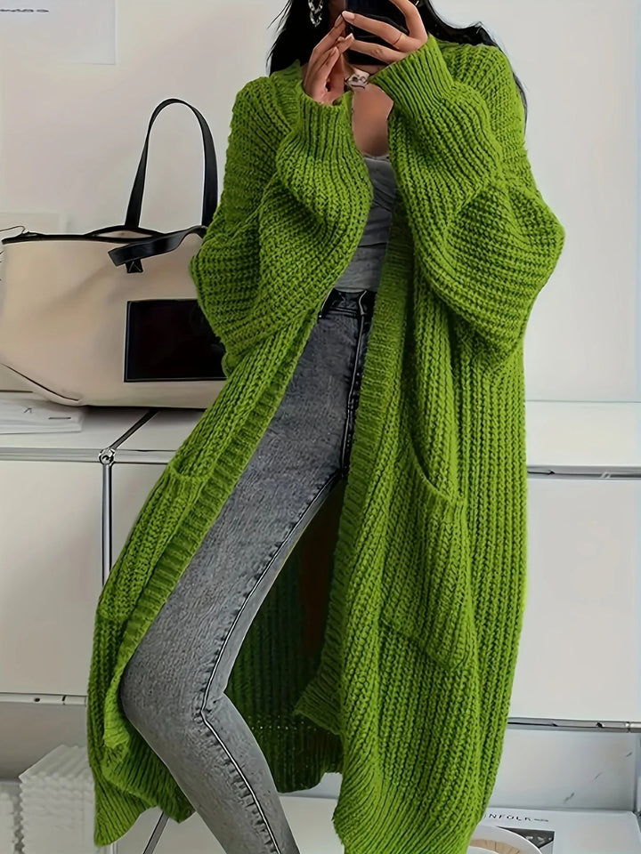 Rosalienne - Cardigan long doux au toucher