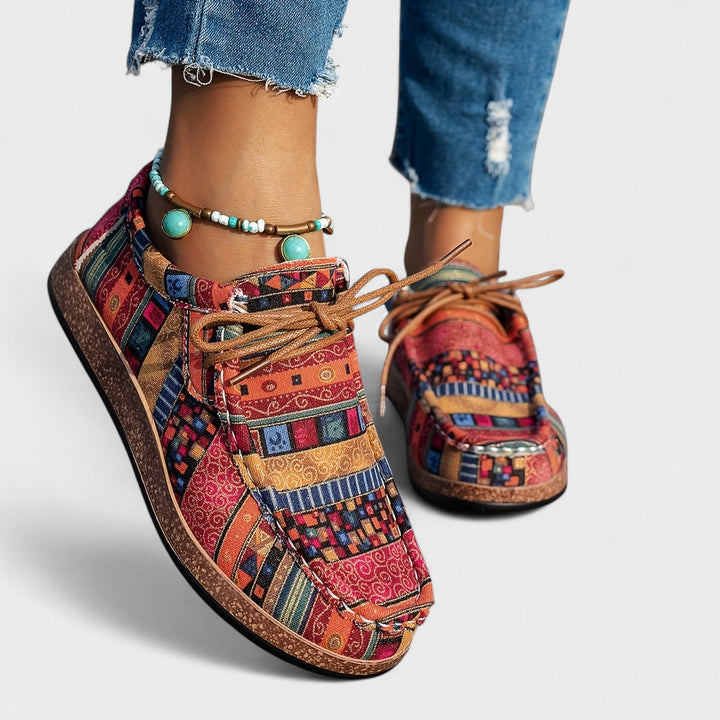 Valenique - Sneakers confortables aux coloris vifs