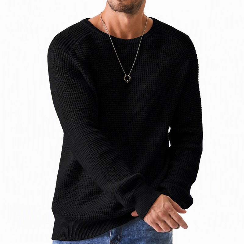 Isric - Pull col rond en maille texturée