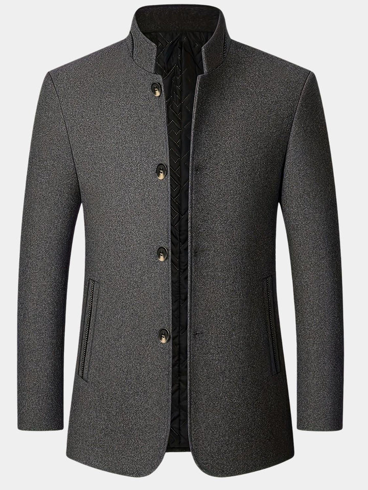 Gael - Veste tailleur à col montant