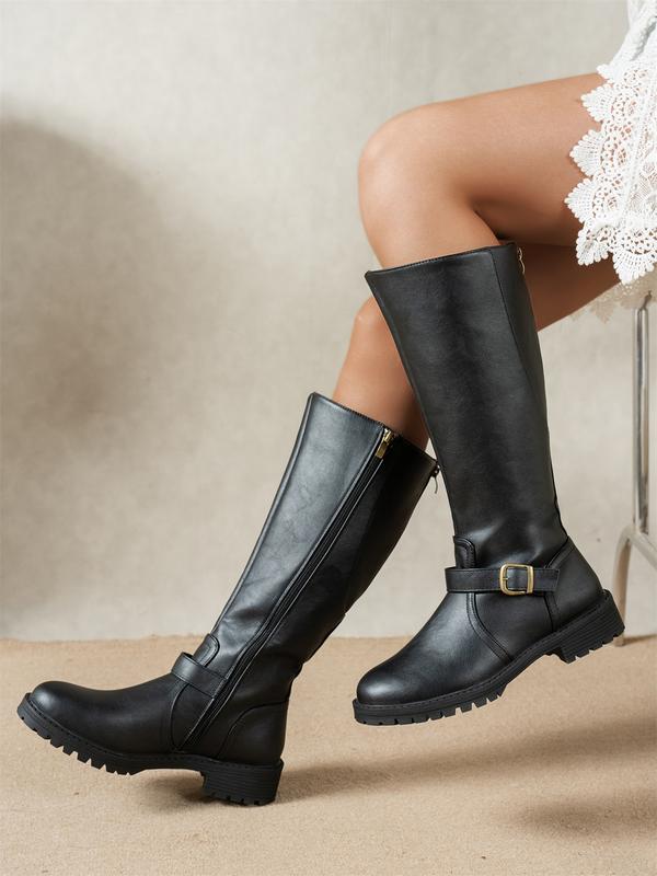 Estera - Bottes à talon bloc à double zip