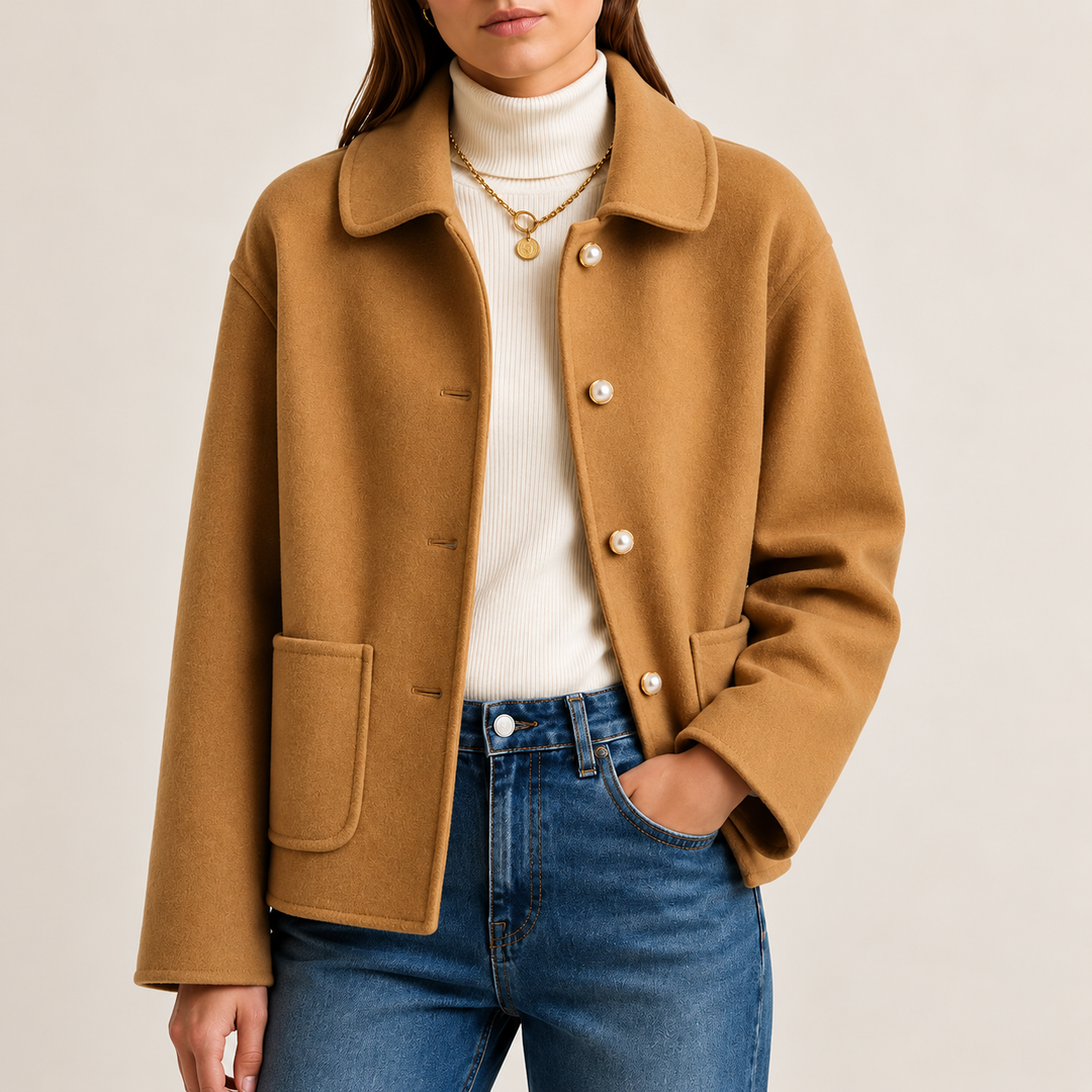 Genevara - Blazer croisé au toucher doux