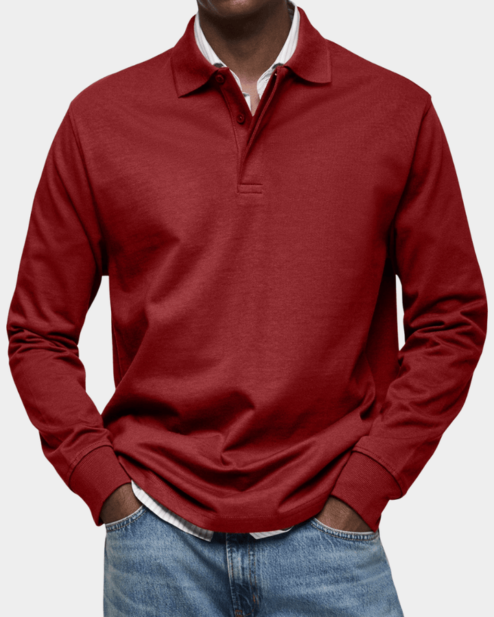 Taevan - Polo en maille texturée