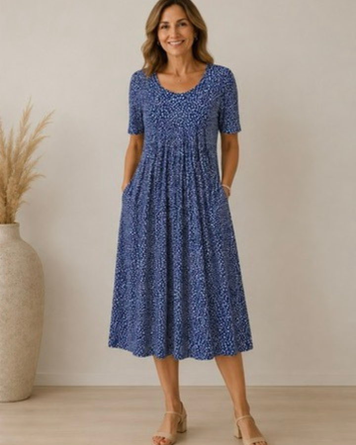 Ailith - Robe drapée au toucher doux