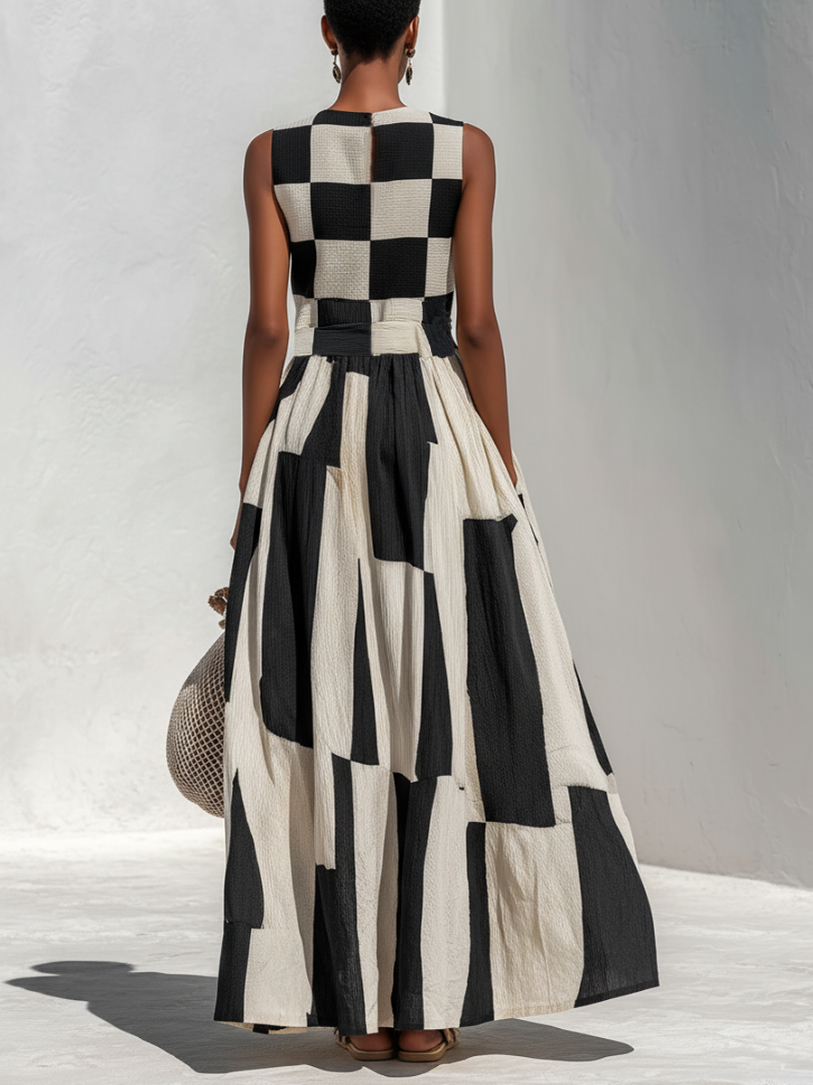 Solenna - Robe longue aérienne en lin