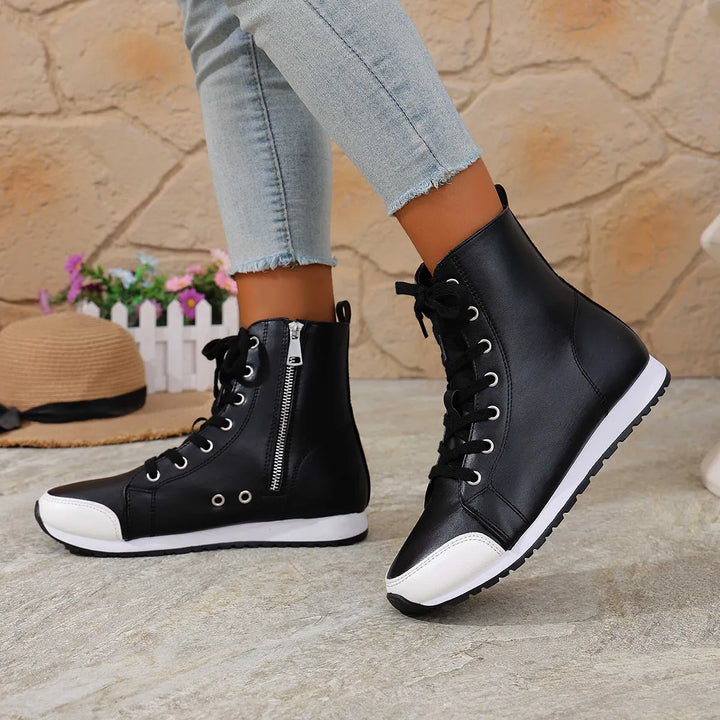 Deloriane - Bottines lacées décontractées
