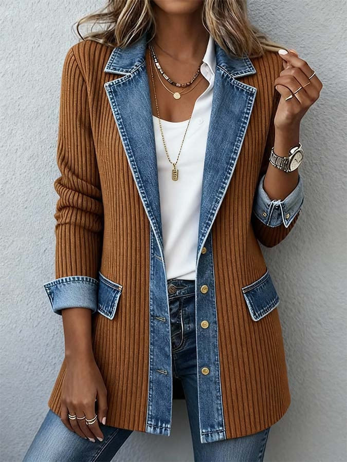 Zyrelle - Cardigan en maille à boutons, coupe décontractée