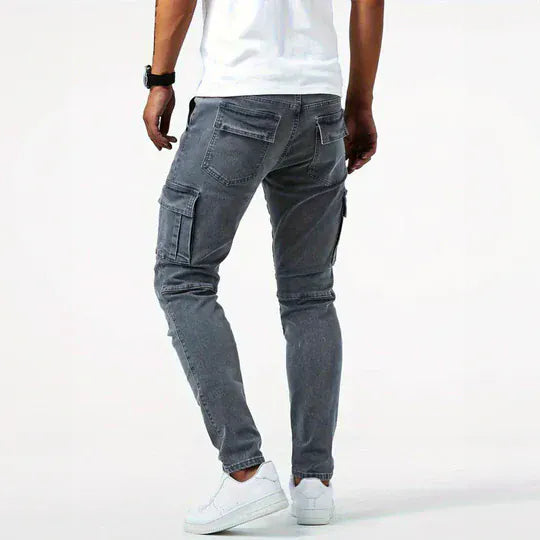 Asher - Jean cargo haut de gamme
