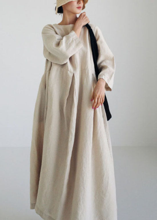 Olive - Robe patchwork aérée