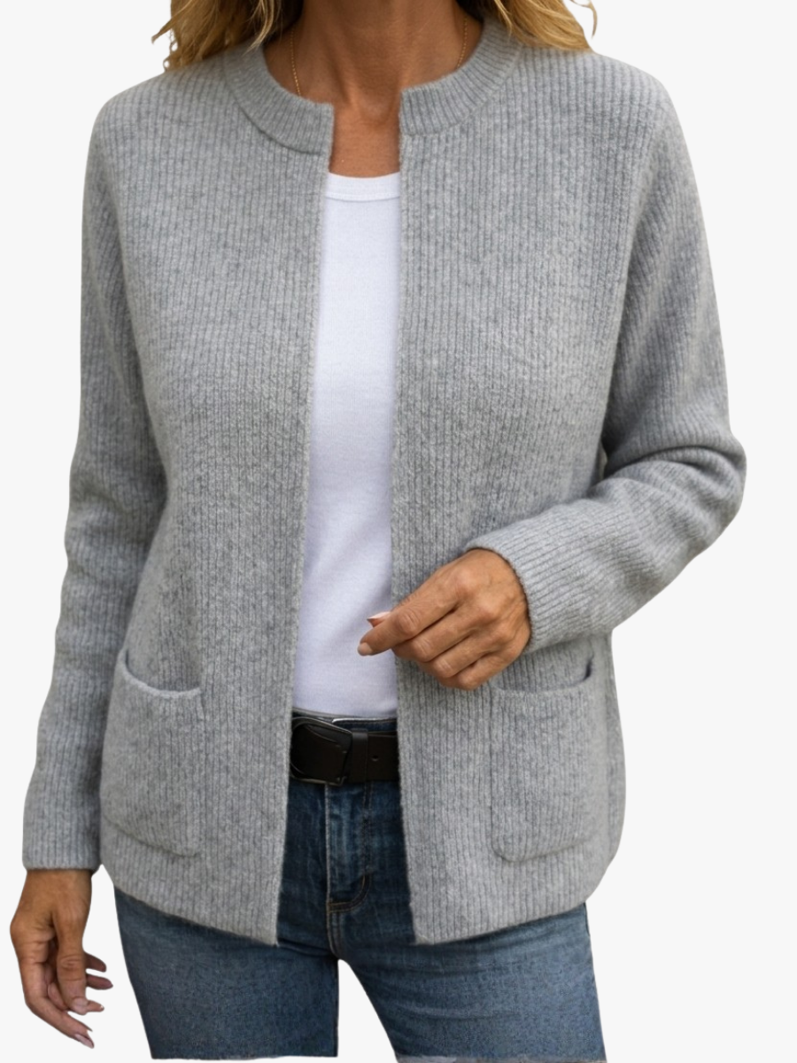 Sylverine - Cardigan en maille à poches ouvertes