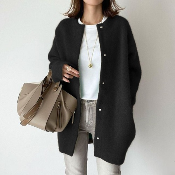 Avenique - Cardigan long au toucher doux