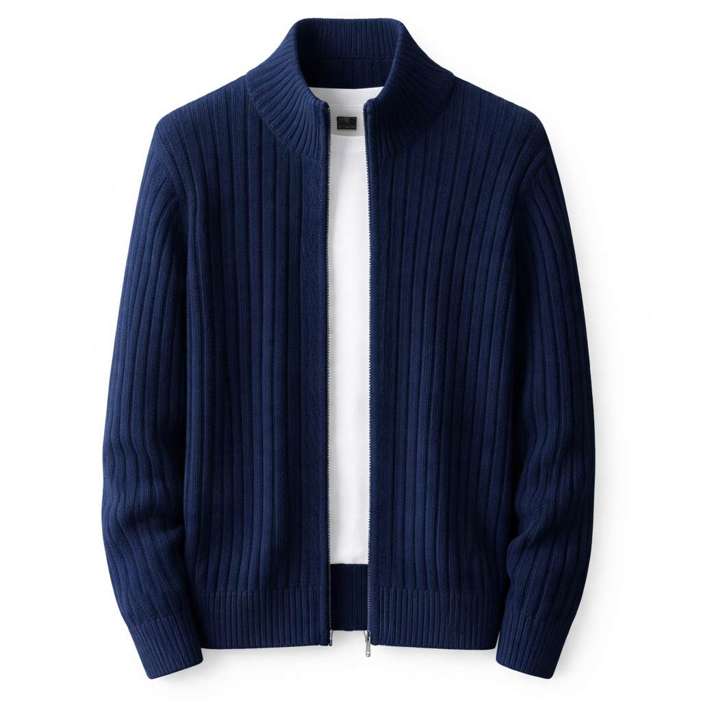 Cass - Gilet zippé structuré